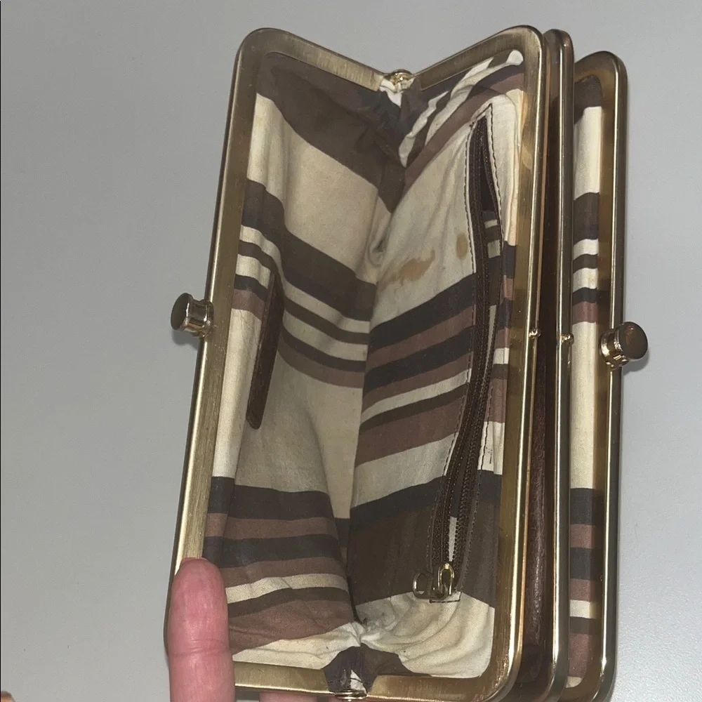 Tasche Brown Leather Clutch Wallet